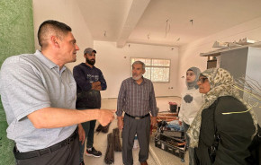 زيارة لجنة الأعمال الإضافية لمشروع تشطيب مدرسة البخاري