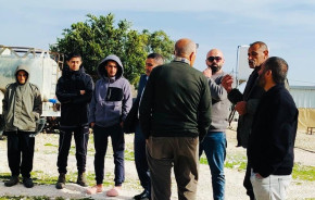 البلدية والارتباط المدني جنوب الخليل يتفقدون أوضاع غوين