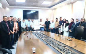 وفد المكتب الحركي للمعلمين يبحث مع البلدية تطوير العملية التعليمية في جنوب الخليل