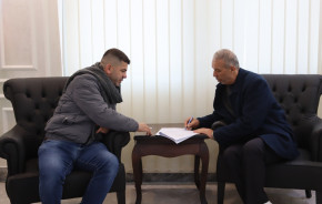 البلدية توقع اتفاقية لإنشاء مضخة مياه في رافات