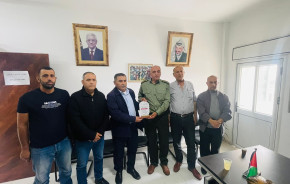 رئيس البلدية يزور مدير التوجيه السياسي والمعنوي في الخليل ويهنئه بمنصبه الجديد