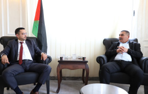 زيارة وفد من بنك فلسطين بلدية السموع لبحث التعاون المشترك