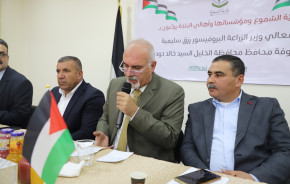 وزير الزراعة والمحافظ يفتتحان مكتب الزراعة والبيطرة ومشاريع اقتصادية استثمارية جديدة