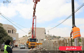 استمرار العمل بمشروع تأهيل شارع رافات الرئيس