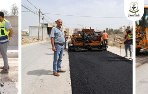 تعبيد شارع اصفيّ ضمن مشروع تأهيل وتعبيد أرصفة