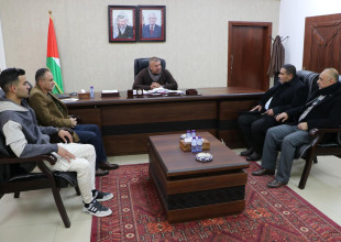 زيارة البلدية مكتب محافظة الخليل