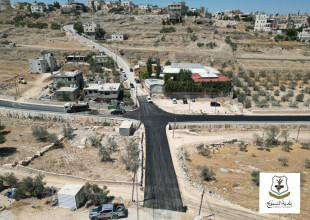 مشروع تعبيد شارع رابط أبو هوى بطول 760 مترًا