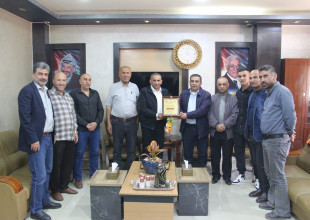 زيارة رئيس بلدية السموع لرئيس بلدية يطا