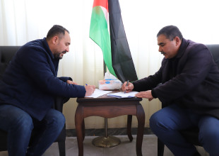 البلدية توقع مذكرة تفاهم مع منظمة العمل ضد الجوع لإنشاء شبكة مياه