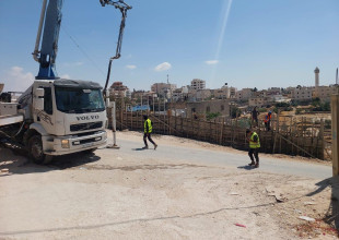 البلدية تنهي أعمال سور خرساني - منعطف بيار القنان
