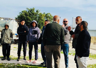 البلدية والارتباط المدني جنوب الخليل يتفقدون أوضاع غوين