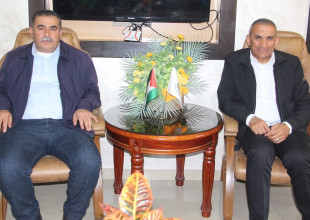 زيارة رئيس بلدية السموع لرئيس بلدية يطا