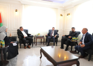 الأمين العام لمجلس القضاء الشرعي يزور البلدية