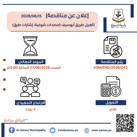 تأهيل طريق أبو سيف (مصدّات شوكيّة، إشارات طرق)