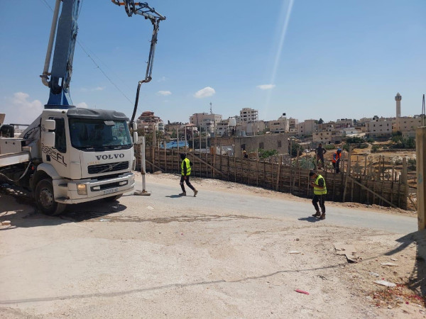 البلدية تنهي أعمال سور خرساني - منعطف بيار القنان
