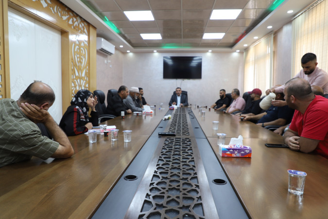 بلدية السموع تتوافق مع الأهالي على إنشاء عبارات في مسار طريق رابط أبو هوى / المدارس