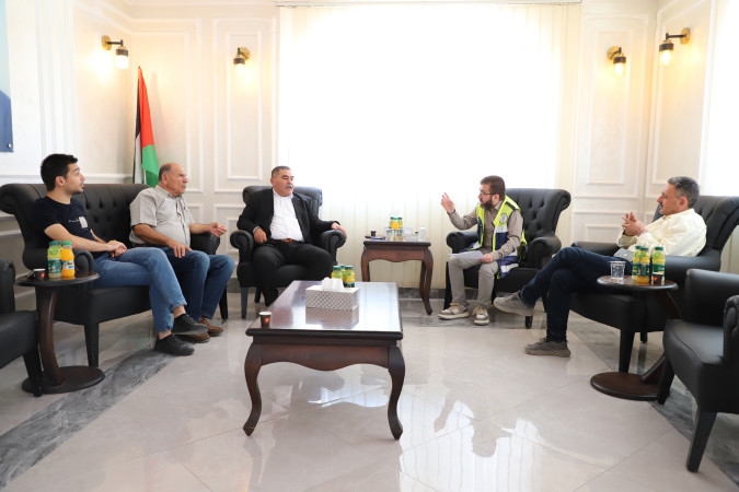 زيارة طاقم وزارة الاشغال العامة والاسكان