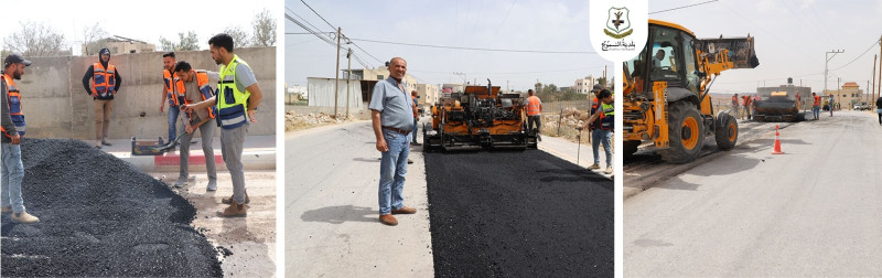 تعبيد شارع اصفيّ ضمن مشروع تأهيل وتعبيد أرصفة